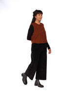 Luella Cable Knit Pure Lambswool Vest - Chestnut