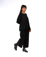 Manuel Australian Merino Sweater - Black