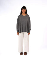 Manuel Australian Merino Sweater - Grey