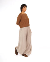 NZ Lambswool Cropped Cardi - Toffee