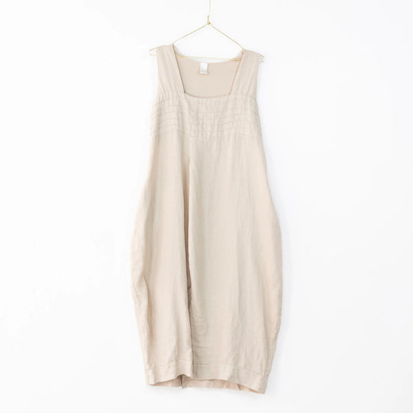 Aurelie Linen Summer Dress  - Natural - OS