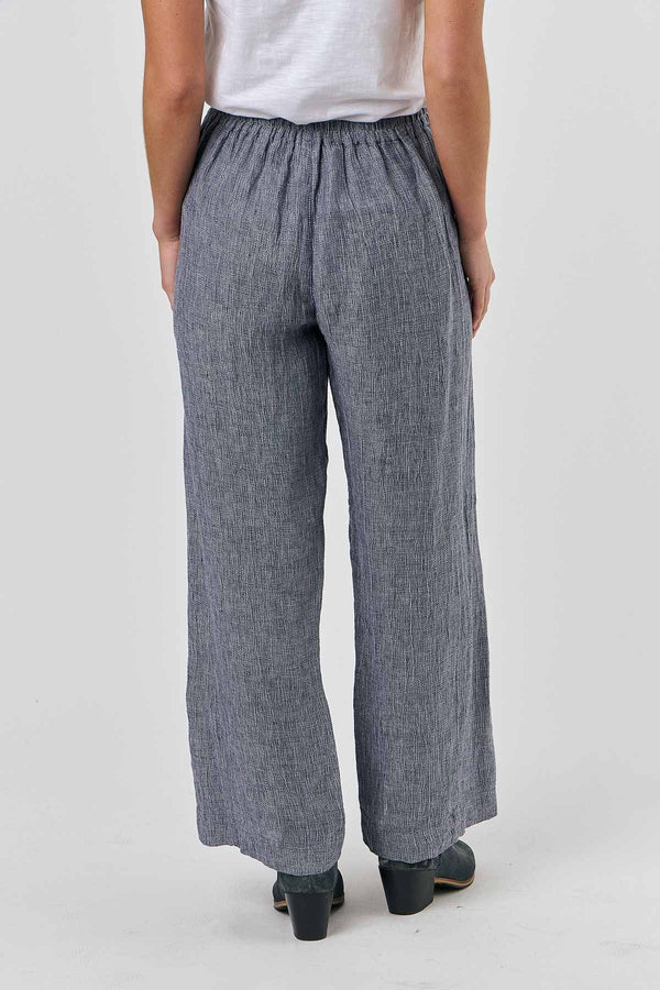 Long Linen Pant - Nightfall