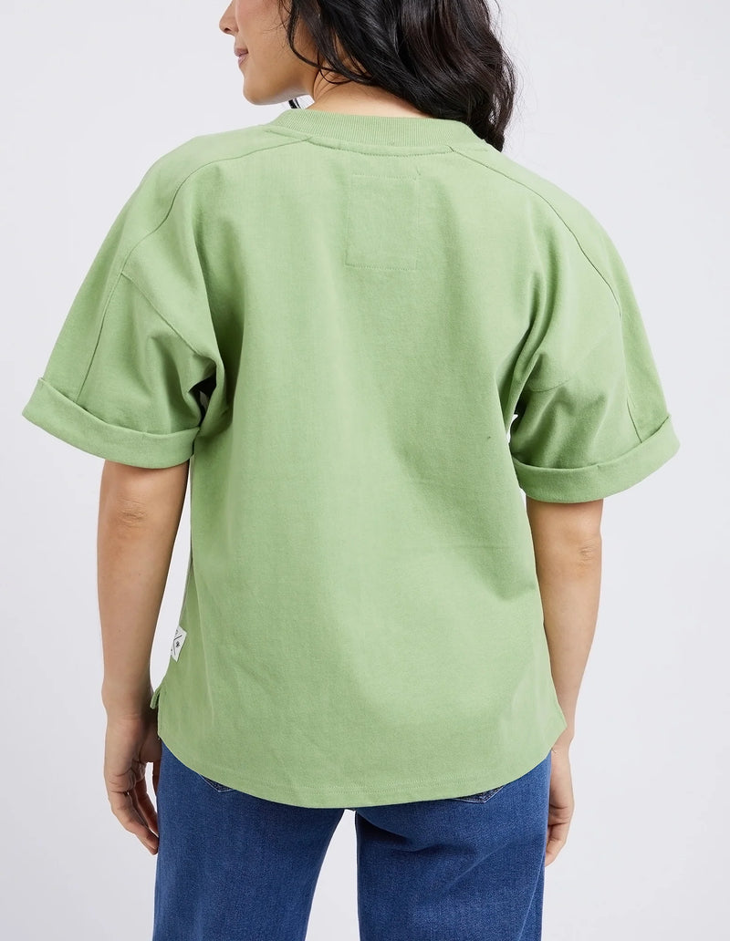 On the Go S/S Sweat - Jungle Green