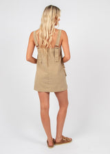 Aura Pinafore - Khaki