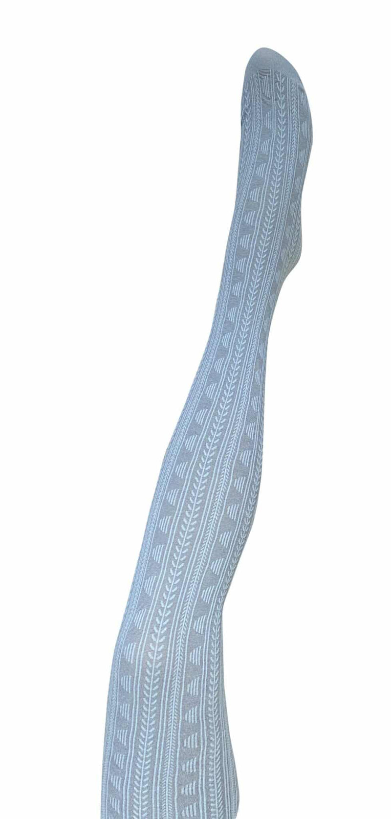 'Summer Blue' Cotton Tights