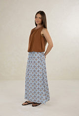 Vintage Tales Skirt - Blue/Cream