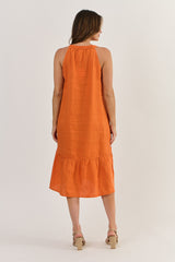 Linen Dress - Tamarind