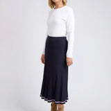 Tammy Knit Skirt - Dark Sapphire