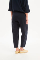 Barrel Leg Lounge Pant - Navy / Navy Stripe