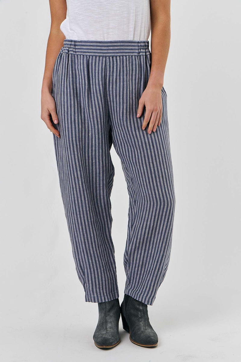 Cropped Linen Pant - University