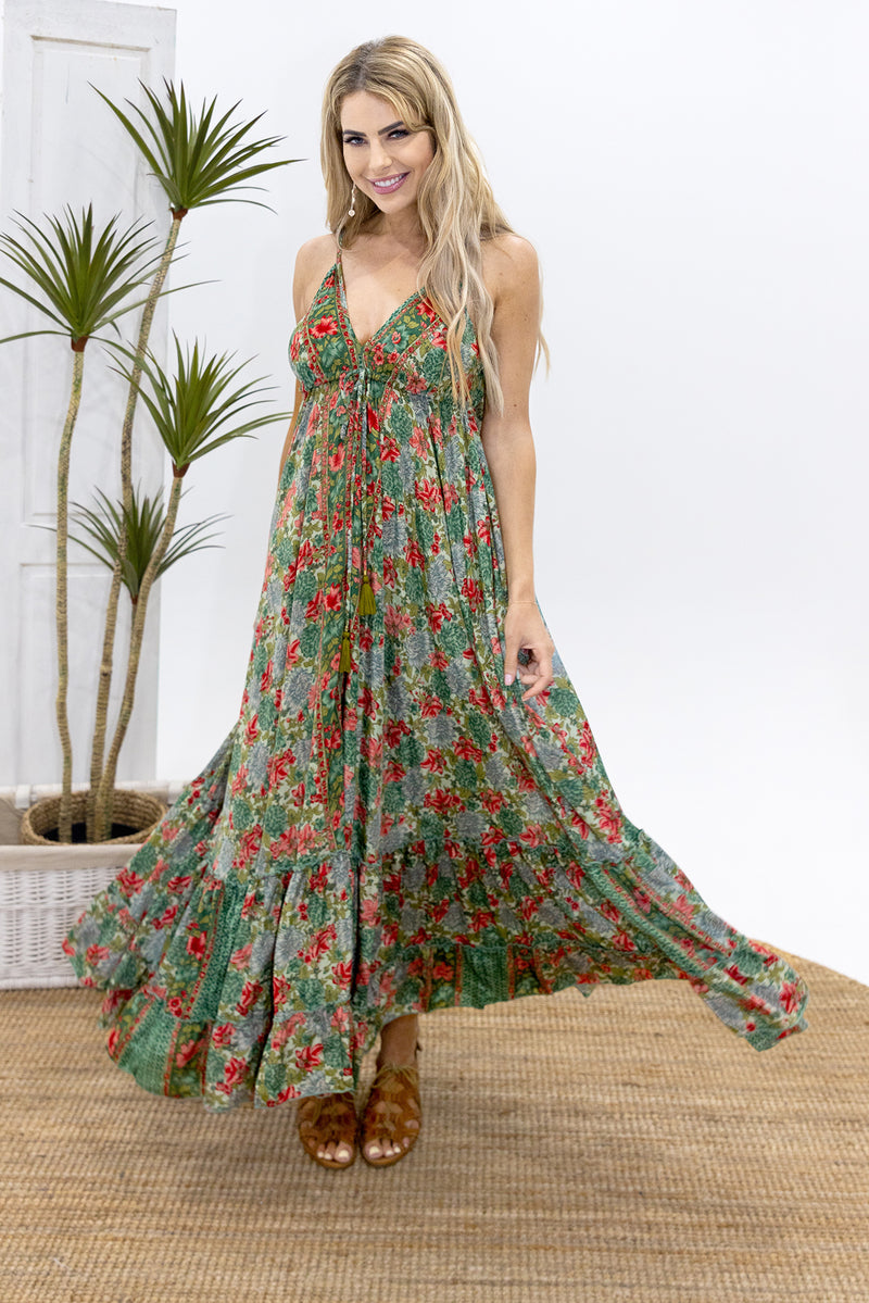 Mele Gypsy Dress Watermelon Red Mele Gypsy Dress Watermelon Red