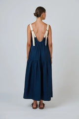 Linen Dress - Eclipse