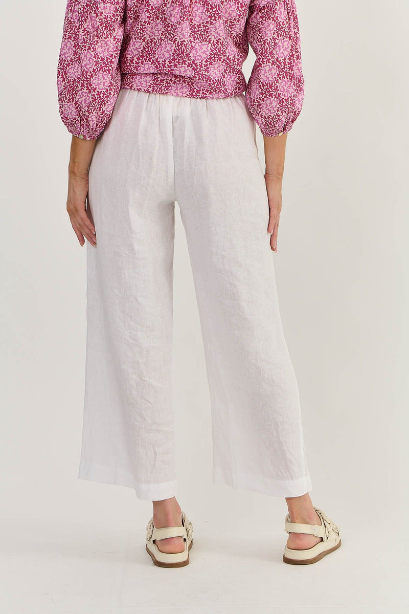 Linen Pants - White