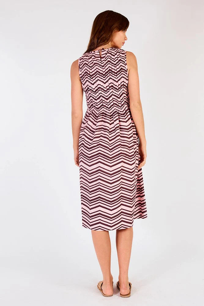 Savane Dress Zig Zag