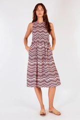 Savane Dress Zig Zag