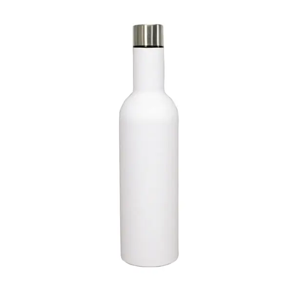 Insulated Wine Bottle - Matte White